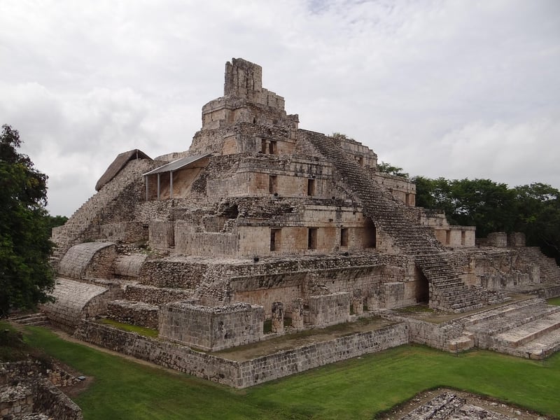 Maya Pyramid in Mexico